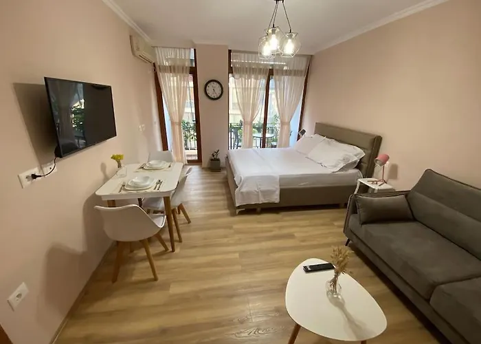 Mimosa's With Lovely Balcony Tirana